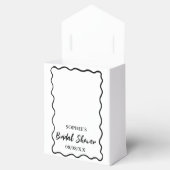 Retro Wavy Border Vrijgezellenfeest Favoriet Box M Bedankdoosjes (Geopend)