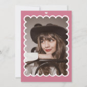 Retro Wavy | grillig Vrijgezellenfeest Kaart (Achterkant)