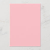 Retro Wavy Lijst Rood en Roze bruiloft Menu (Achterkant)