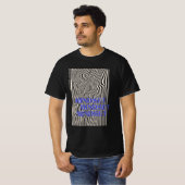 Retro Wavy Mindset Graphic T-shirt (Voorkant volledig)