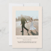 Retro We hebben een foto van kleurrijk huwelijk ge Kaart (Achterkant)