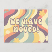 Retro We hebben nieuwe Home Moving Aankondiging ve Briefkaart (Voorkant)
