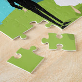  Retro Wedding Couple Puzzle Legpuzzel (Zijkant)