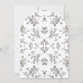 Retro Wedding Save the Date Calendar | 70s themed Kaart (Achterkant)