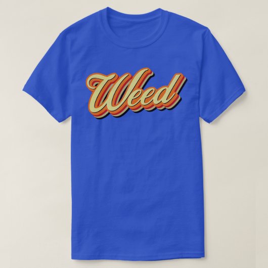 Retro Weed T-shirt (Design voorkant)