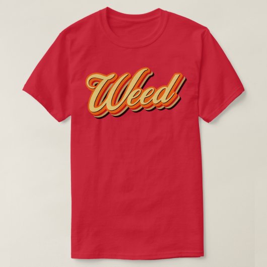 Retro Weed T-shirt (Design voorkant)