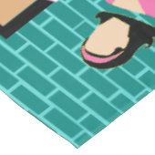 Retro Weekly Vrouwenkaart Tablecloth Tafelkleed (Gekanteld)