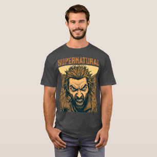 Retro Weerwolf - bovennatuurlijk T-shirt