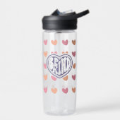Retro Wees Aardig Hart Patroon Waterfles (Links)