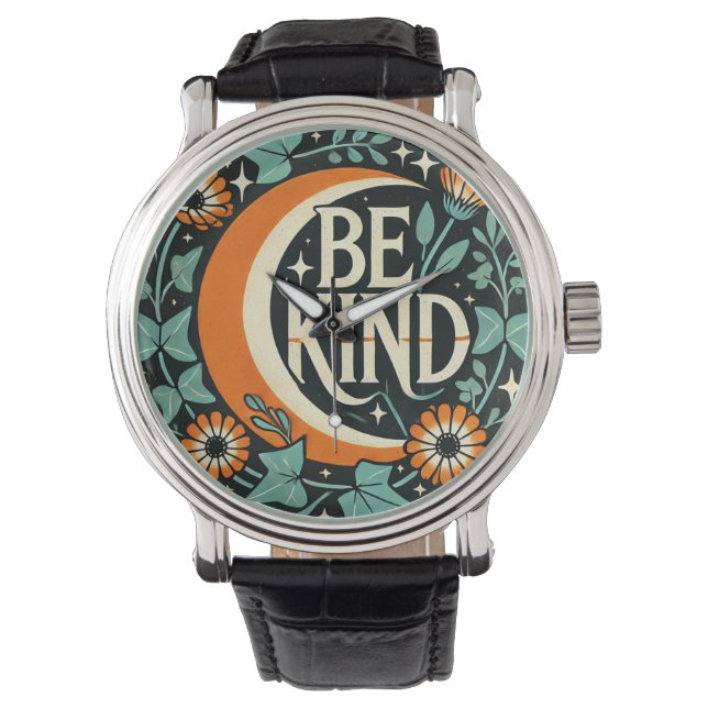 Retro Wees Aardig Horloge (Voorkant)