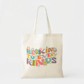 Retro Wees Aardig Tote Bag (Voorkant)