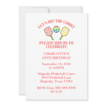 Retro Wees Blij Gezicht Pickleball Regenboog Verja