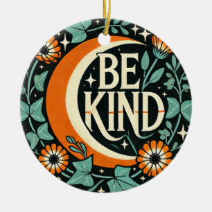 Retro wees vriendelijk keramisch ornament
