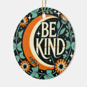 Retro wees vriendelijk keramisch ornament (Links)