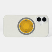 Retro Wegreflector iPhone 16 Hoesje (Achterkant horizontaal)