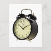 Retro wekker briefkaart (Voorkant)