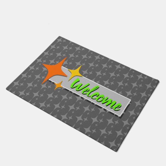 Retro Welkom Doormat Deurmat (Schuin)