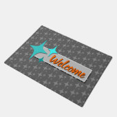 Retro Welkom Doormat Deurmat (Schuin)