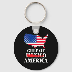 Retro Welkom in de Golf van Amerika Grappig Trump  Sleutelhanger