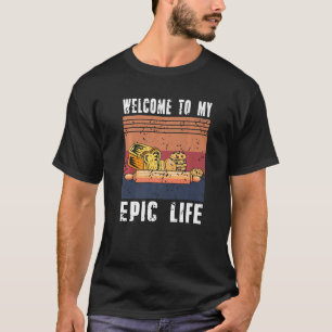 Retro  welkom in mijn epic Life Baker Presen T-shirt