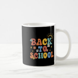 Retro Welkom Terug naar School Teacher Appreciatio Koffiemok