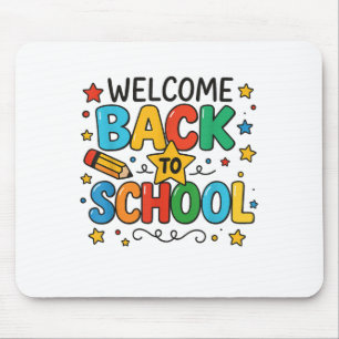 Retro Welkom Terug naar School Teacher Appreciatio Muismat