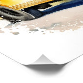 Retro Welkom terug op school Perfect Poster (Hoek)