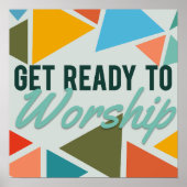 Retro Welkomstonderteken Poster (Voorkant)