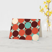 Retro-Wenskaart Kaart (Gele Bloem)