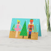 Retro Wenskaart van de Foto van de Parade van het Feestdagen Kaart (Voorkant)