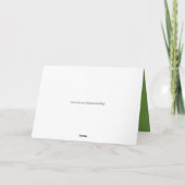 Retro Wenskaarten van Kerstmis van Bomen Feestdagen Kaart (Achterkant)