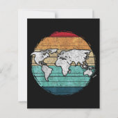 Retro-Wereldkaart (Achterkant)