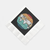 Retro-Wereldkaart Servet (Hoek)