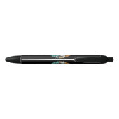 Retro-Wereldkaart Zwarte Inkt Pen (Achterkant)