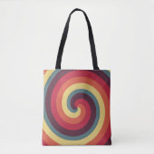 retro-werveling tote bag (Voorkant)