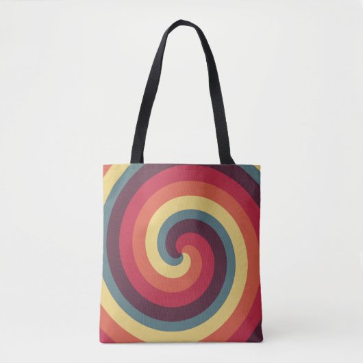 retro-werveling tote bag (Voorkant)