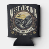 Retro West Virginia Blikjeskoeler (Achterkant)
