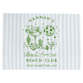 Retro Western  Blauw Bachelorette Groot Cadeauzakje