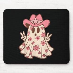 Retro Western Halloween Cowboy Cowgirl Ghost Boo P Muismat
