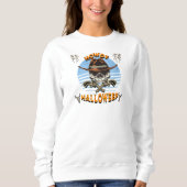 Retro Western Howdy Halloween crewneck sweatshirt (Voorkant)