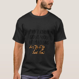 Retro Western Koehuid Hete Cowgirl Zomer Luipaard T-shirt