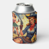 Retro Western Land Meisjes Blikjeskoeler (Blikje Achterkant)