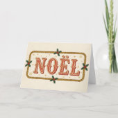 Retro Western Noel Christmas Feestdagen Kaart (Voorkant)