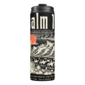 Retro Western Psalm 139 Grafisch Thermosbeker (Voorkant)