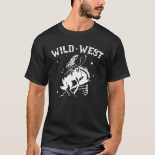  Retro Western Wilde West Rodeo Land Cowb T-shirt