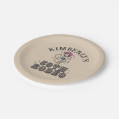 Retro Westerne 50ste Rodeo Verjaardag Papieren Bordje (Gekanteld)