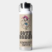Retro Westerne 50ste Rodeo Verjaardag Waterfles (Voorkant)
