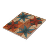 Retro Westerne keramische Tegel Tegeltje (Zijkant)