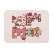 Retro Westerne Love Magneet (Horizontaal)