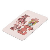 Retro Westerne Love Magneet (Linkerzijde)